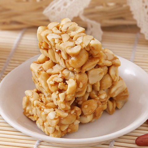 好吃的成都黄老五花生酥原味椒盐味500g 花生酥糖休闲点心喜糖果