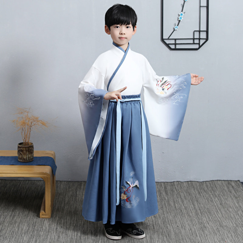 男童汉服儿童古装超仙中国国风少爷飘逸古风唐装