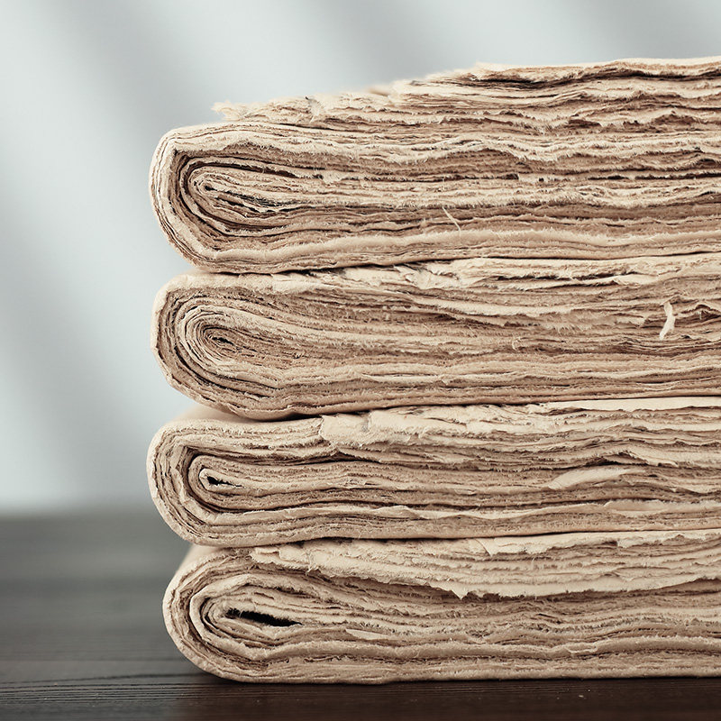 书法毛边大山书纸元书元蔡伦宣纸衣纸纸蝉练习毛边纸