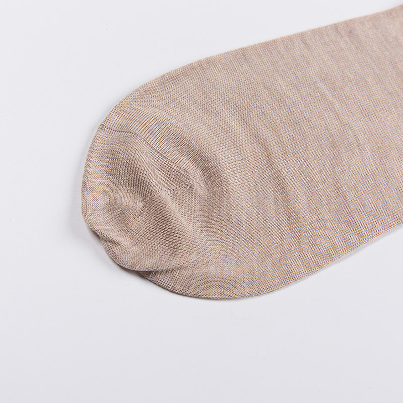 丝煌桑蚕丝袜子男袜舒适透气中筒袜春秋男士短袜商务袜子4双盒装 - 丝