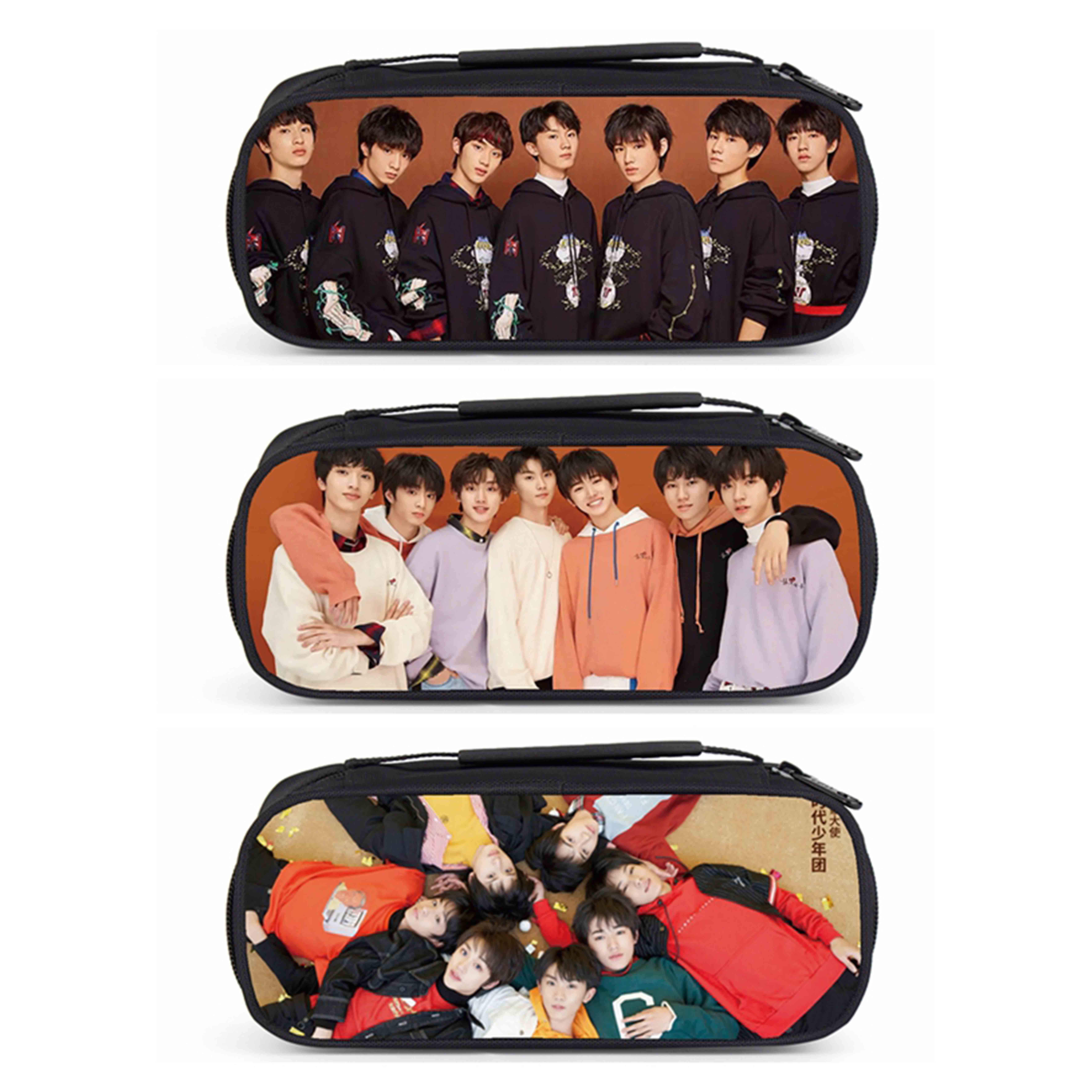 时代少年tnt周边笔袋定制明星照片丁程鑫刘耀文笔袋