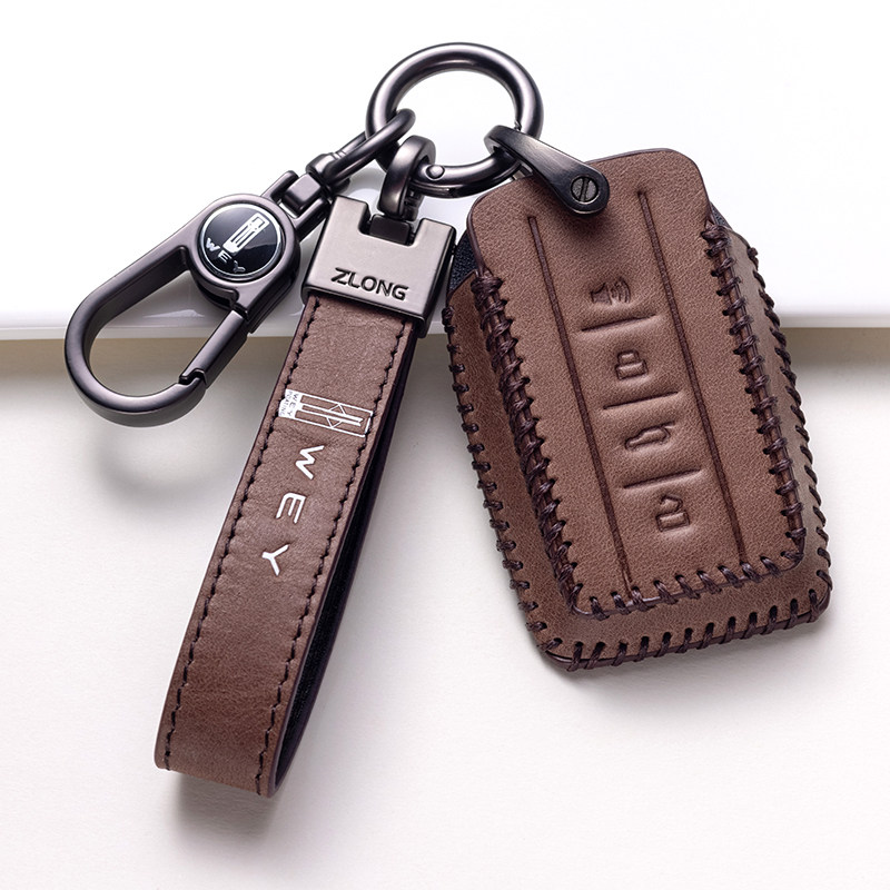 适用长城wey魏派vv7钥匙vv6摩卡vv5玛奇朵车用钥匙包