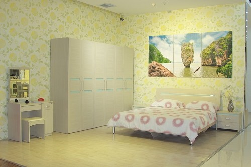 万力家具 简约现代 1.8米宽四门 衣柜 三门 二门