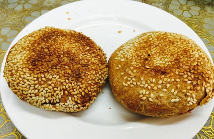 鸦儿李记老北京传统清真小吃芝麻烧饼10个外皮酥脆当天现做顺丰