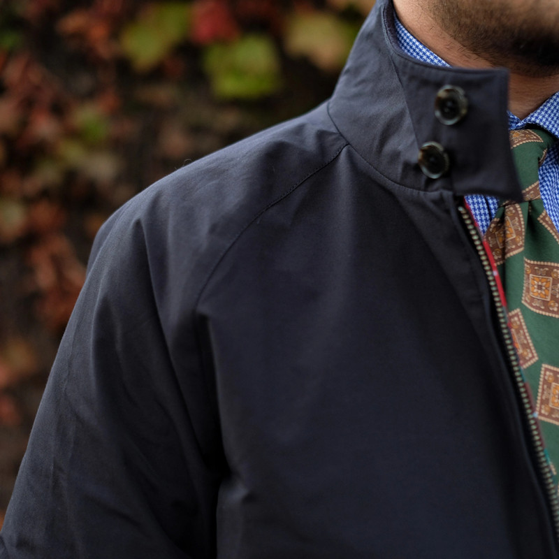 常青藤经典Mods哈灵顿夹克G9男复古立领杜邦防水防风机车休闲外套