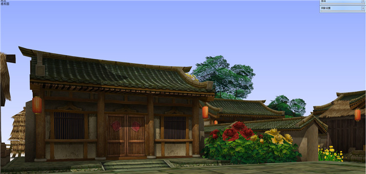 汉式汉代古城古代小镇集市街道旅游景区寺庙民居其它设计服务