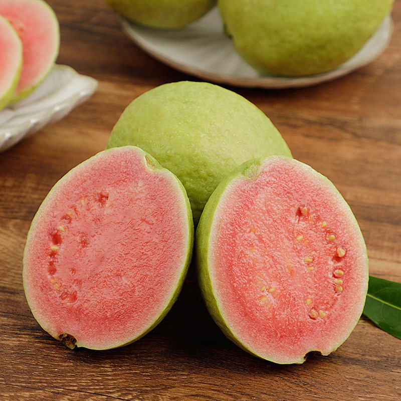 台湾红心芭乐番石榴4斤当季新鲜水果鸡屎果潘芭乐
