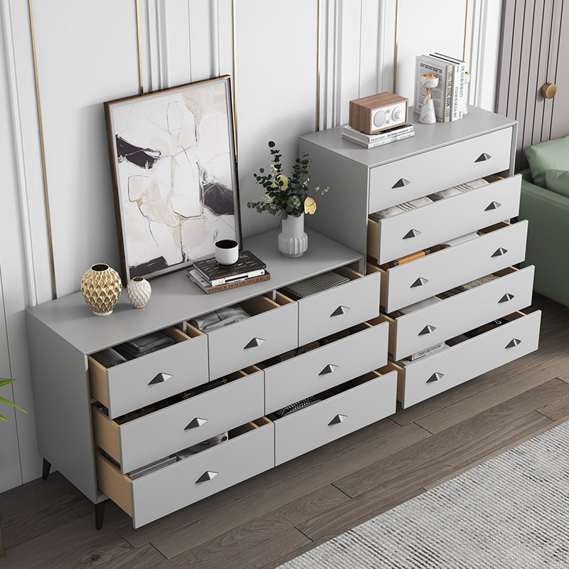 轻奢五斗柜卧室客厅靠墙收纳简约现代储物柜大容量斗柜