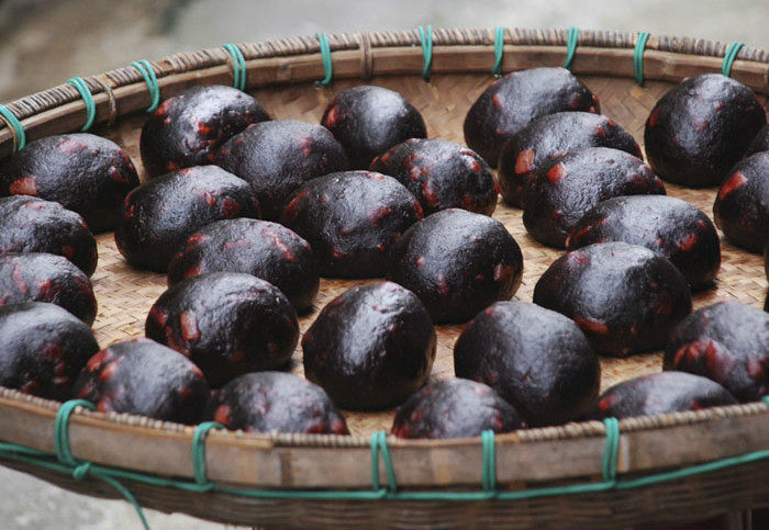 湖南特产 邵阳武岗正卤缘武冈猪血丸子2个 农家柴火丸子一包308克