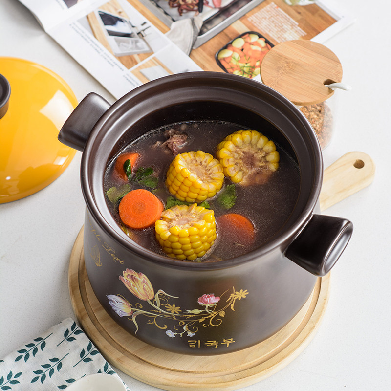 砂锅潮州市新款炖汤瓦罐汤熬粥陶瓷耐高温明火燃气养生大小容量 - 怡