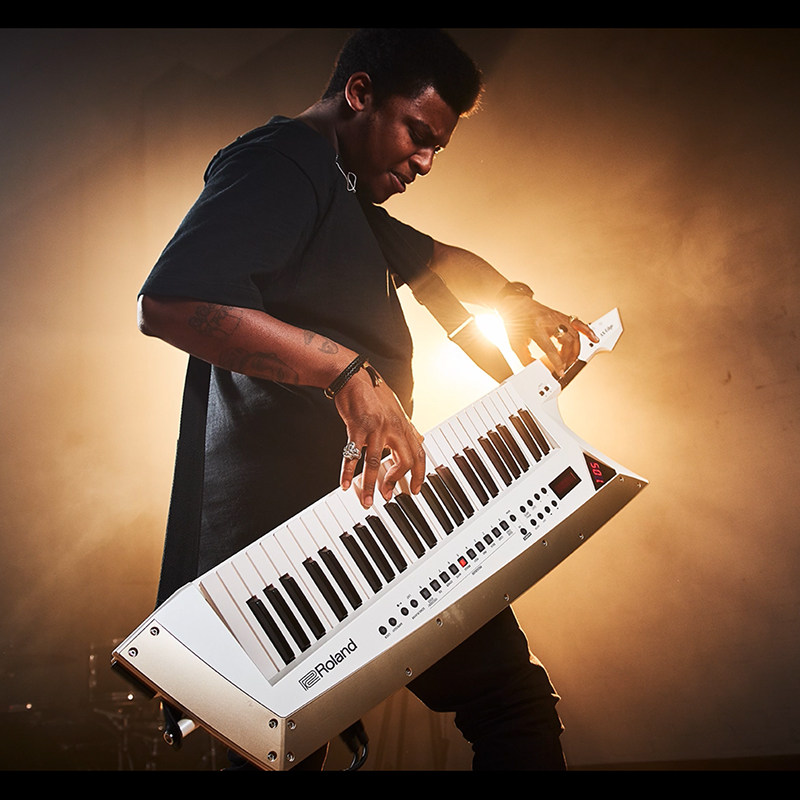罗兰axedge战斧合成器roland肩背舞台演出专业midi电子合成器