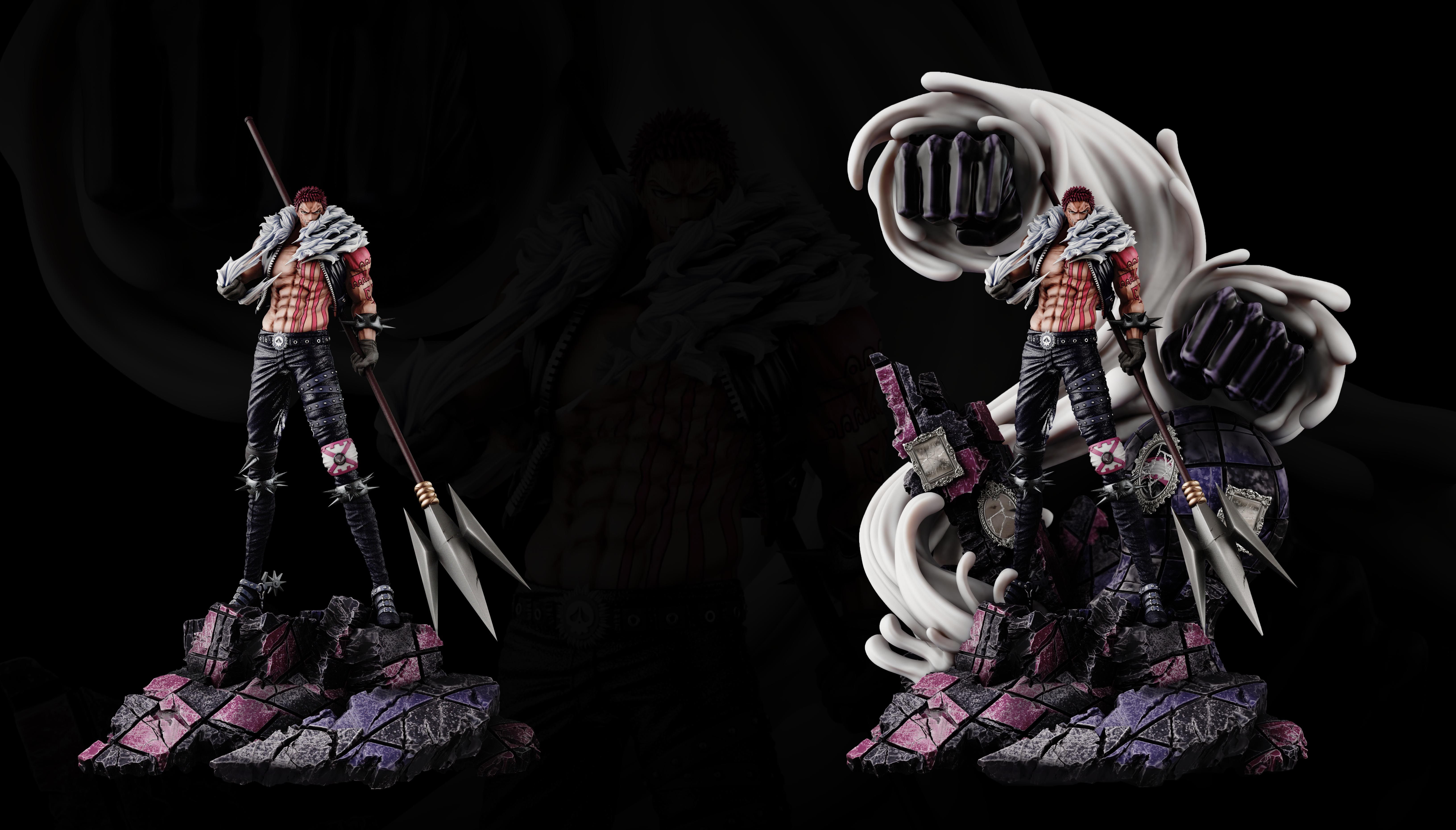 toys模模gin夏洛特卡塔库栗卡二海贼王雕像手办手办