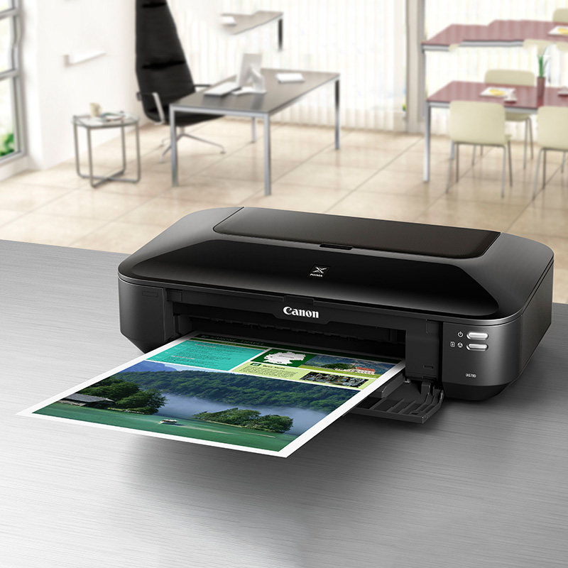 佳能ix6780彩色喷墨a3专业照片打印机办公商用a4小型家用cad图纸厚纸