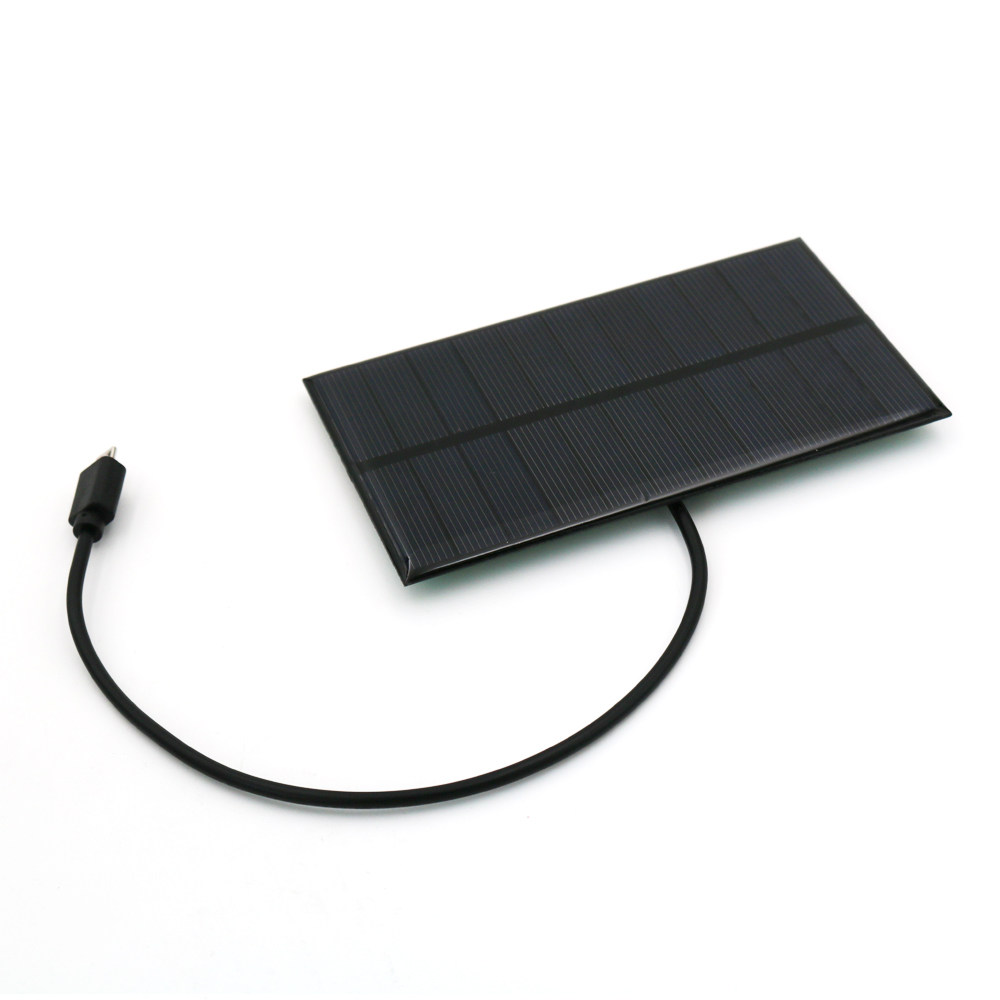 太阳能5.5v300ma1.65w电池板usb安卓端口充电太阳能充电器
