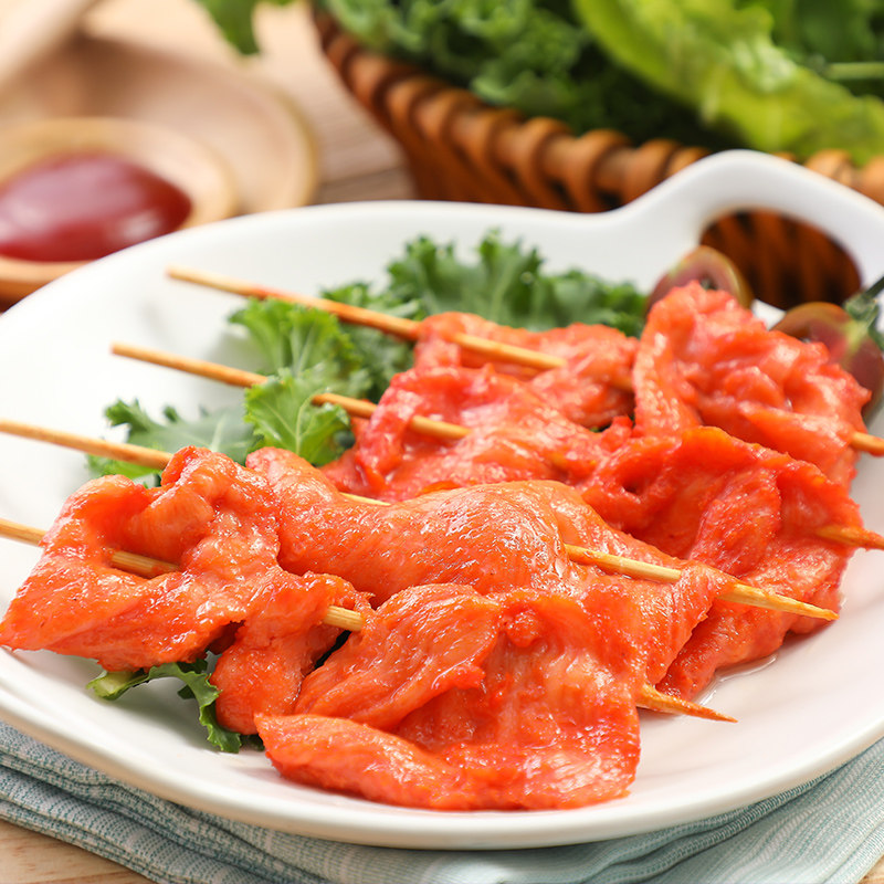 里脊肉串肉片手抓油炸商用新鲜冷冻家庭鸡肉鸡肉丸