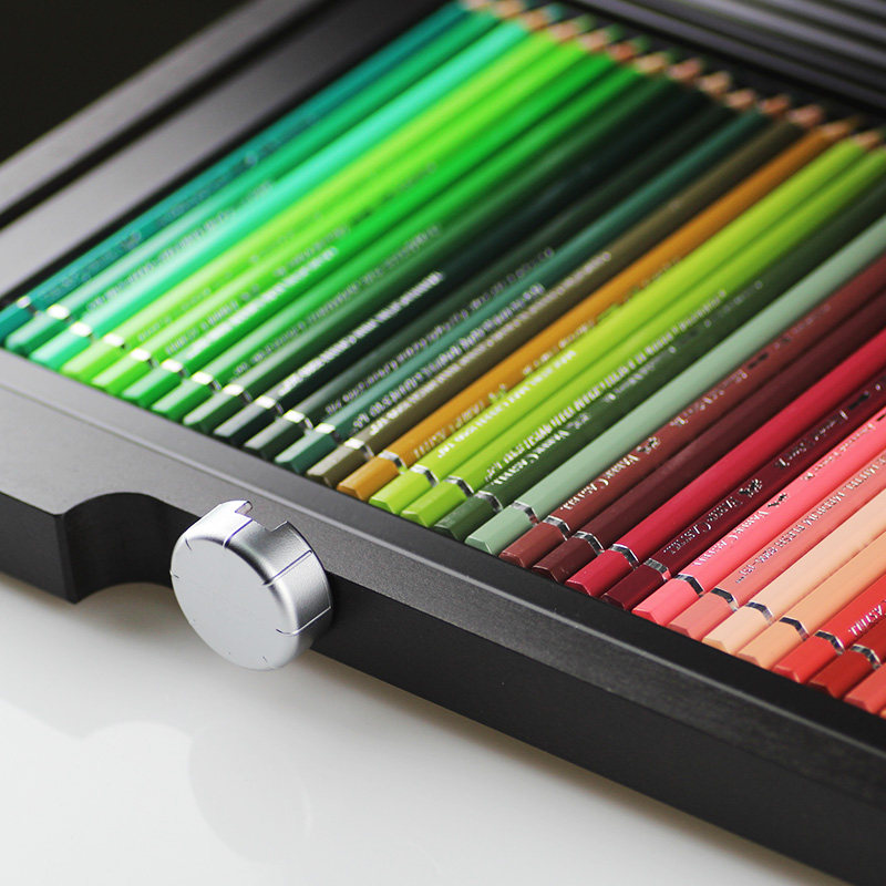 德国辉柏嘉faber castell艺术家油性 水溶性 彩色铅笔 木盒120色-mc母