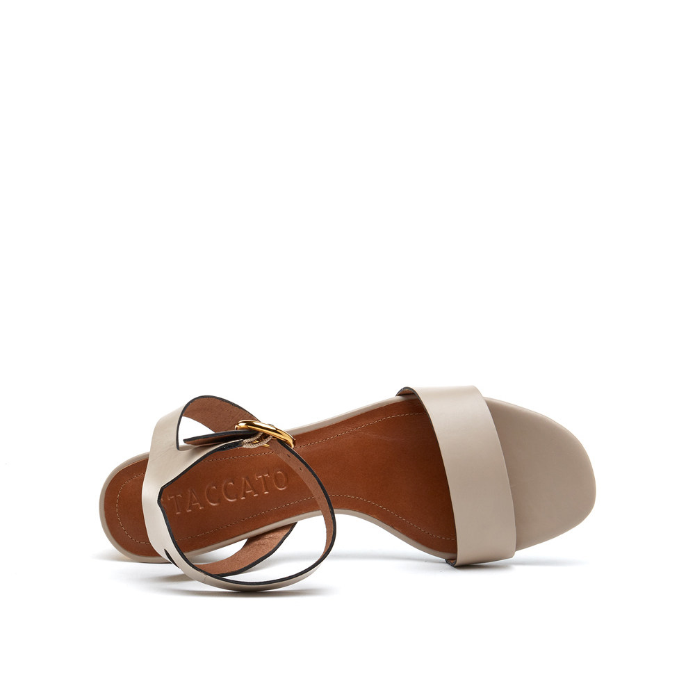 思加图夏季新款时尚休闲粗中跟一字扣带女凉鞋子9z418bl9 - staccato