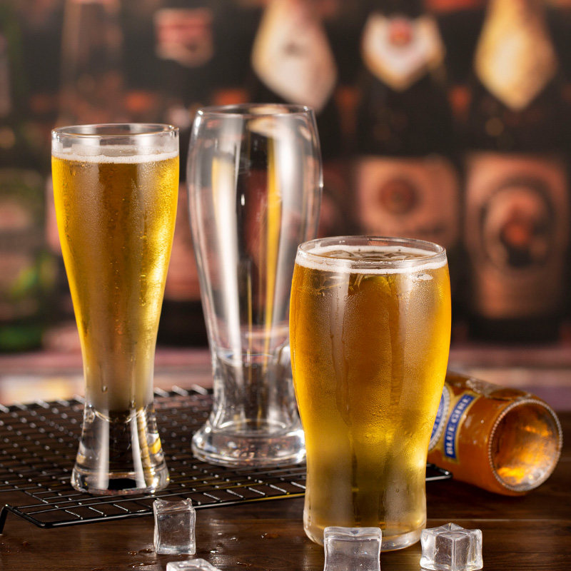 啤酒杯扎啤杯精酿创意网红大容量500ml酒吧ktv啤酒杯