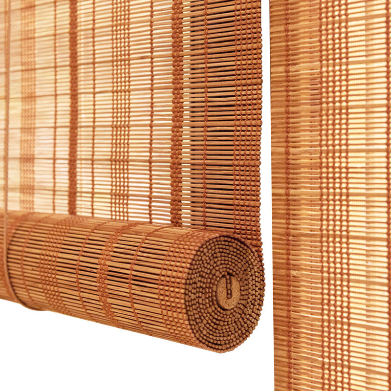 竹帘卷帘隔断家用遮阳窗帘卷拉式竹卷帘竹窗帘阳台竹帘子防晒升降