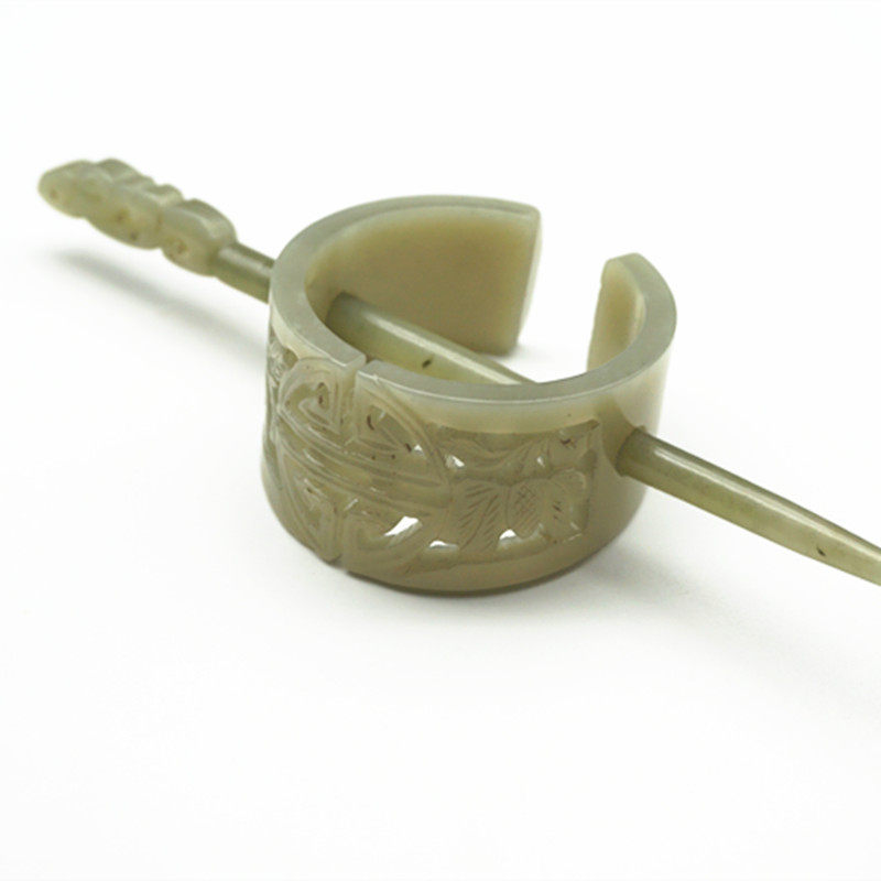 玉冠和田玉寿字发冠帽冠青白白玉古风头饰古装其他