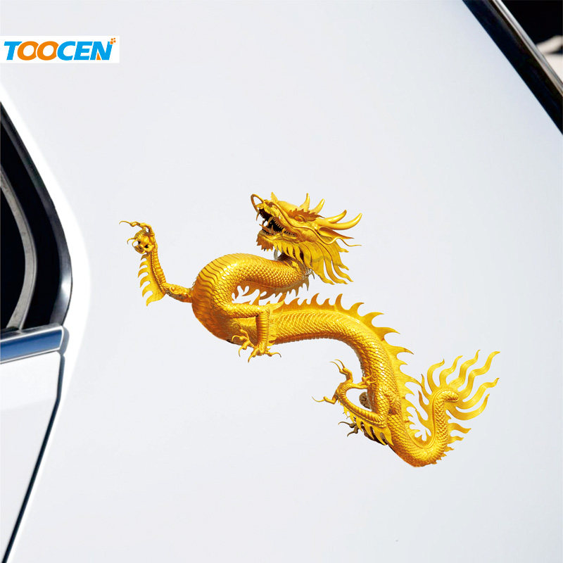车身两侧凤凰图腾腾龙车贴个性车门装饰贴画汽车装饰贴