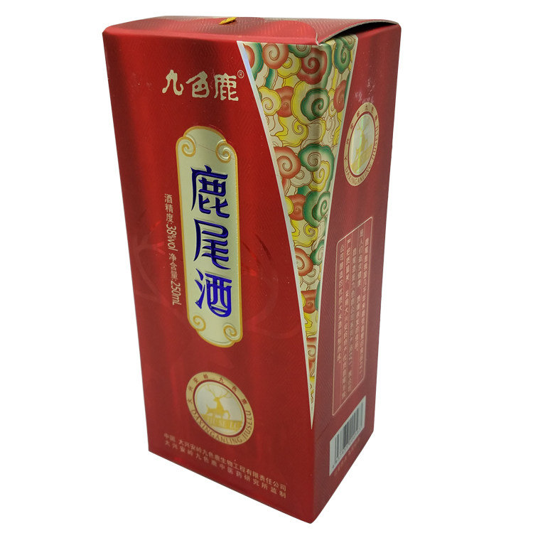 包邮 大兴安岭特产 九色鹿 鹿尾酒250ml鹿酒 专柜正品 38度