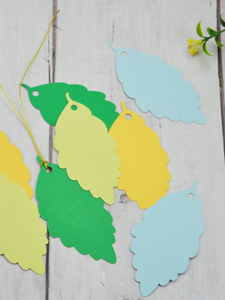 新款树叶心愿创意小卡卡片定制diy许愿贺卡贺卡