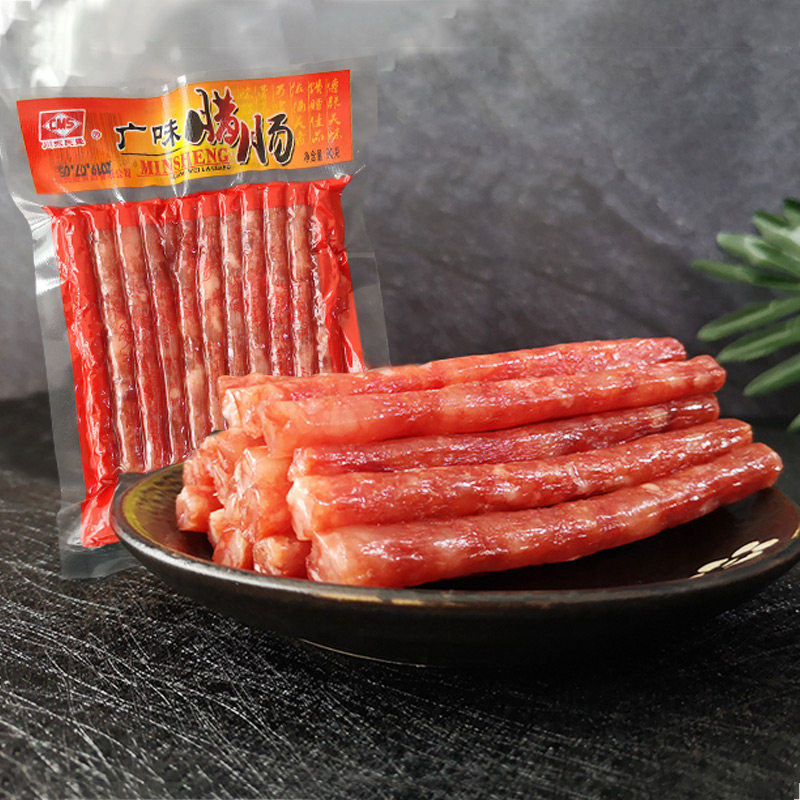 川东民盛广味小香肠90g*5袋装 广式甜味火锅广东腊肠甜肠四川特产