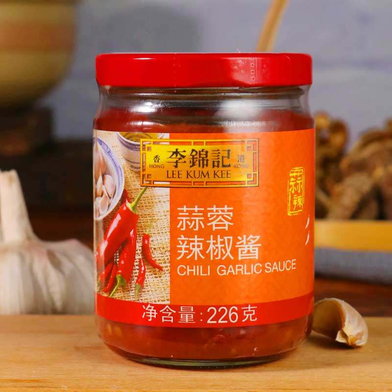 李锦记蒜蓉辣椒酱2瓶装香辣剁椒辣酱下饭蒜泥辣椒酱
