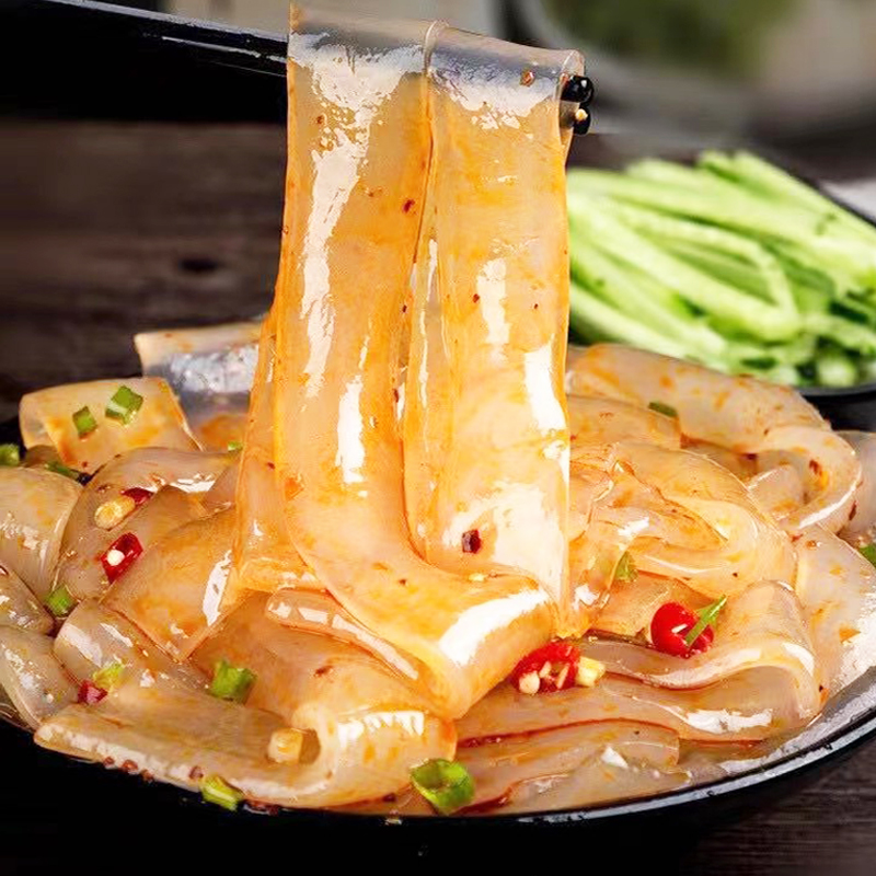 签到野生先生东北大拉皮即食袋装