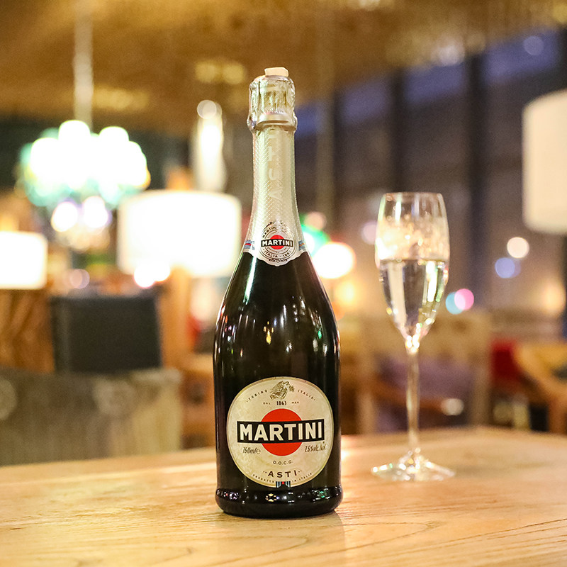 送香槟杯 意大利进口martini asti马天尼起泡酒甜白气泡酒葡萄酒