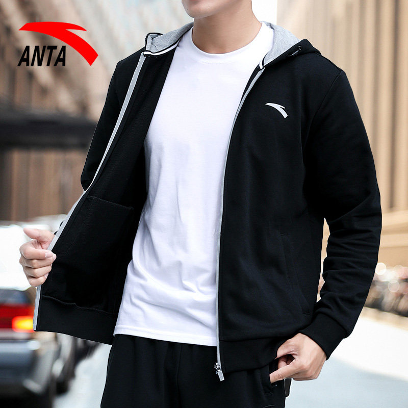 安踏外套男官网旗舰秋冬防风薄款夹克男士正品休闲运动服上衣风衣