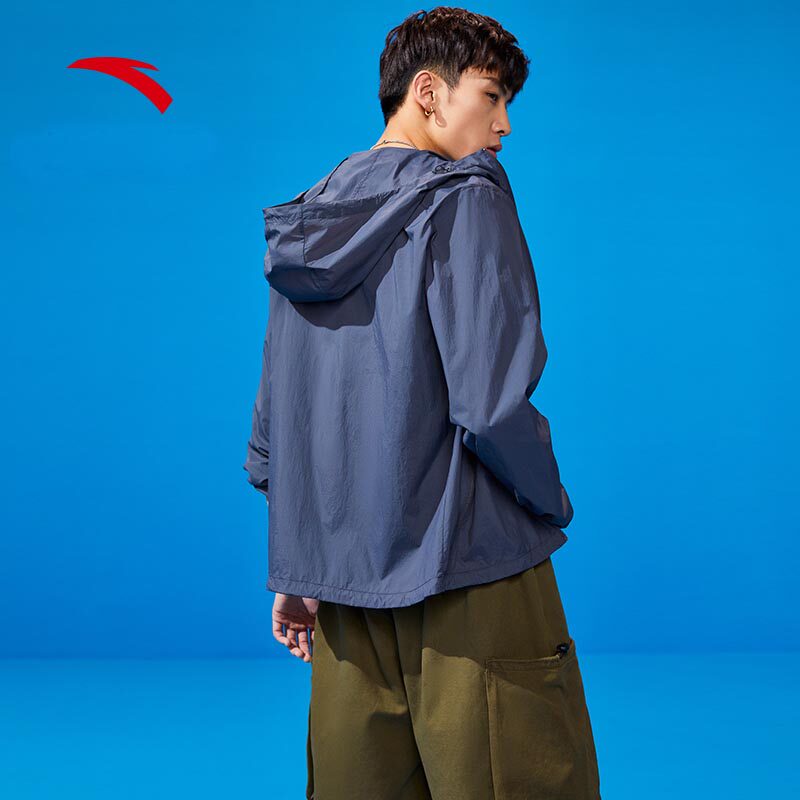 运动安踏风衣2022新款透气梭织夹克短款开衫运动风衣