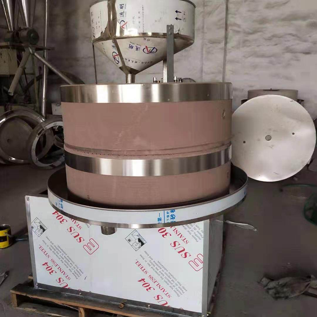 电动小磨香油机传统小型石磨芝麻酱机商用中型大型农产品加工设备