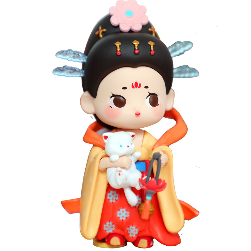 古风灿若繁星遇见长安盲盒娃娃国风风美丽可爱唐朝潮