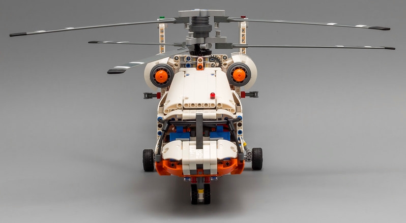 乐高积木旋翼运输重型直升飞机42052机械益智电动建构