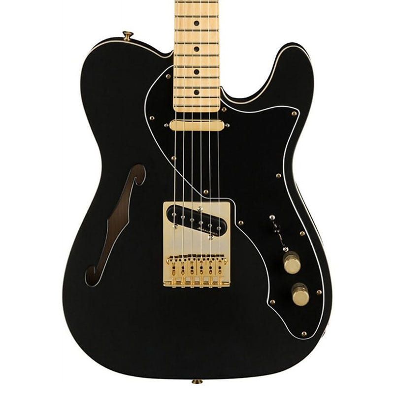 芬达fender ltd deluxe tele thinline 限量款墨产行货电吉他