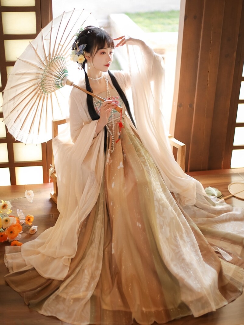 汉服全套夏季古风唐风古装超仙显瘦南北朝唐制汉服