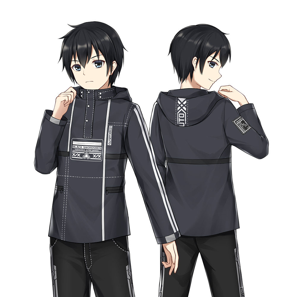 漫趣刀剑神域衣服桐人动漫卫衣套装二次元周边动漫t恤