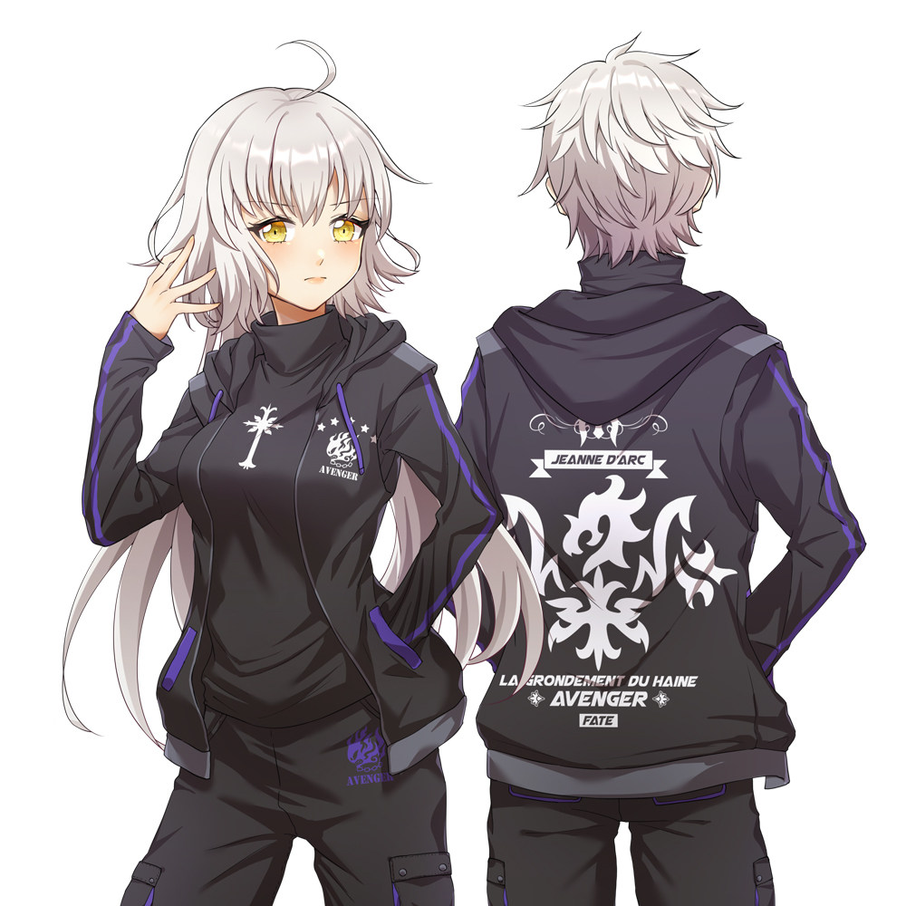 漫趣fate周边贞德alter动漫衣服二次元长袖马甲动漫t恤