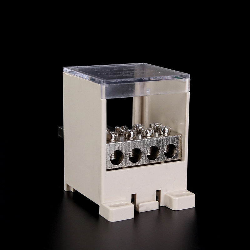 一进四出开关端子fj6g-400/6×16 400型空开断路器400a 接线端子