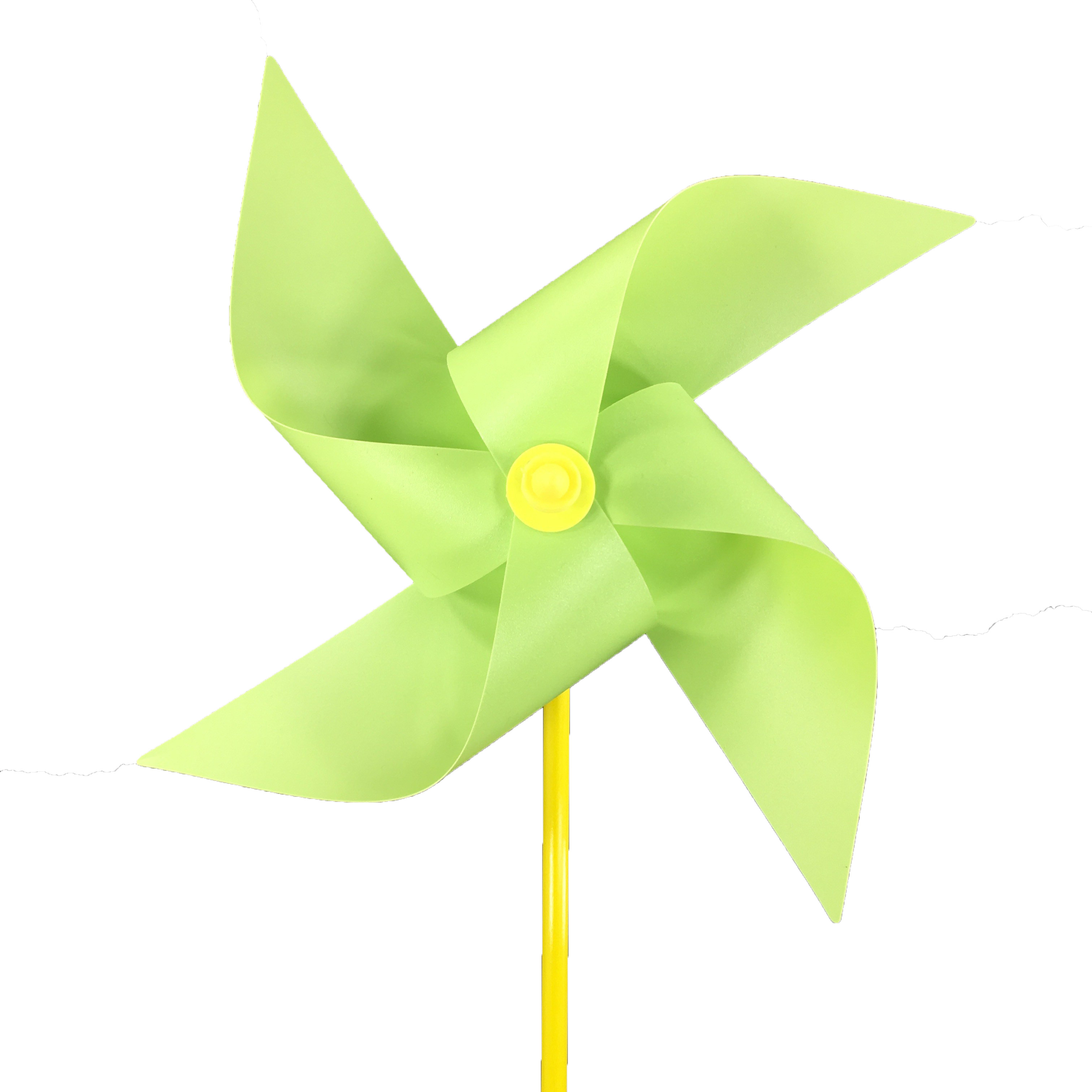 风车中号室外装饰四角塑料14色纯色广告定做风车