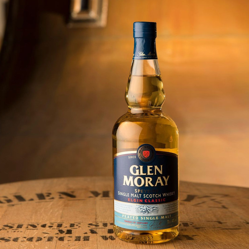玖轩glenmoray格兰莫雷泥煤单一麦芽威士忌洋酒700ml威士忌