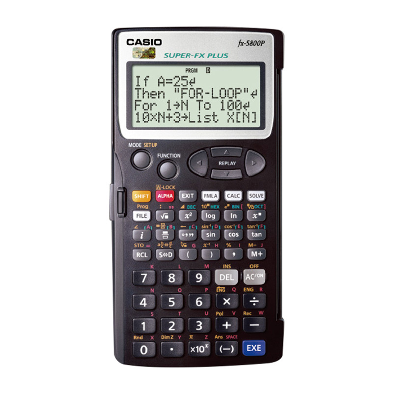 casio卡西欧fx5800科学测量计算机工程编程建筑测绘计算器