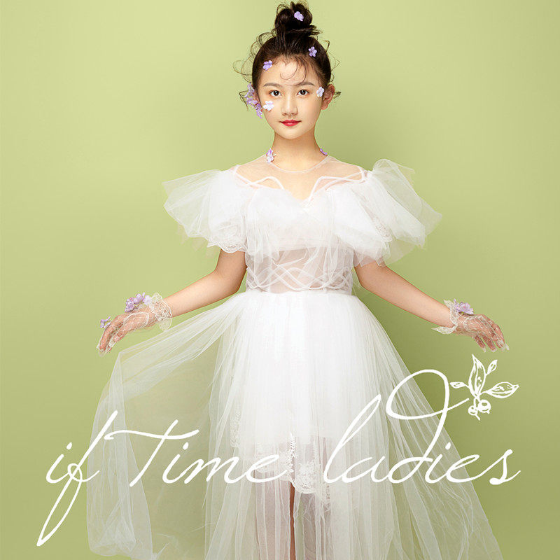 影楼儿童拍照衣服展会新款10岁女孩礼服写真其它