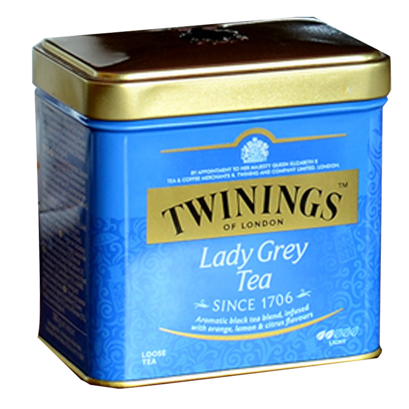 twinings川宁仕女伯爵红茶100克散茶叶烘焙自饮佛手柑味进口促销