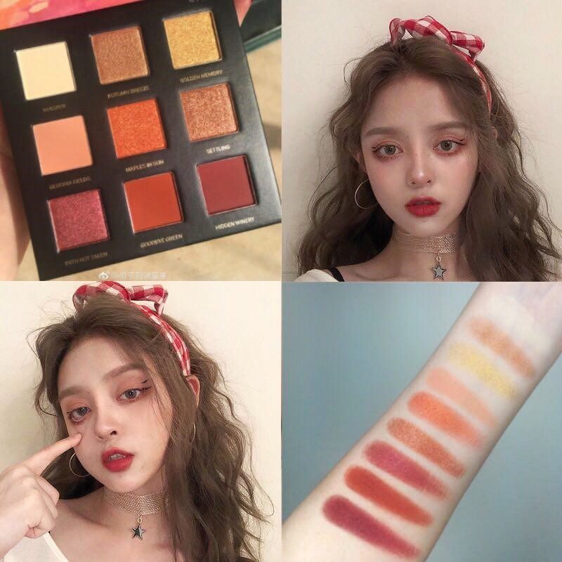 新款ins超火九色星辰网红完美日记同款眼影少女眼影