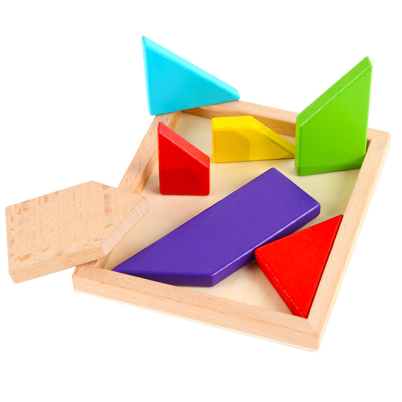 拼图燕式七巧板智力儿童益智玩具小学生早教巧板拼板拼图