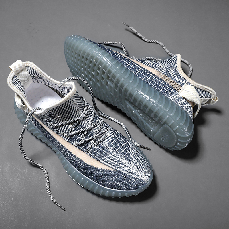 2022新款夏季男鞋飞织网鞋椰子鞋透气休闲鞋运动百搭板鞋男士潮鞋