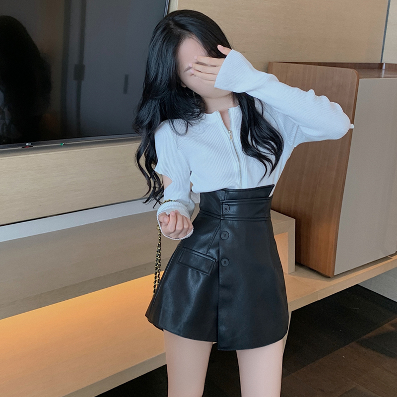 小心机设计感针织衫裙裤两件套女御姐轻熟风显瘦套装春装2022新款